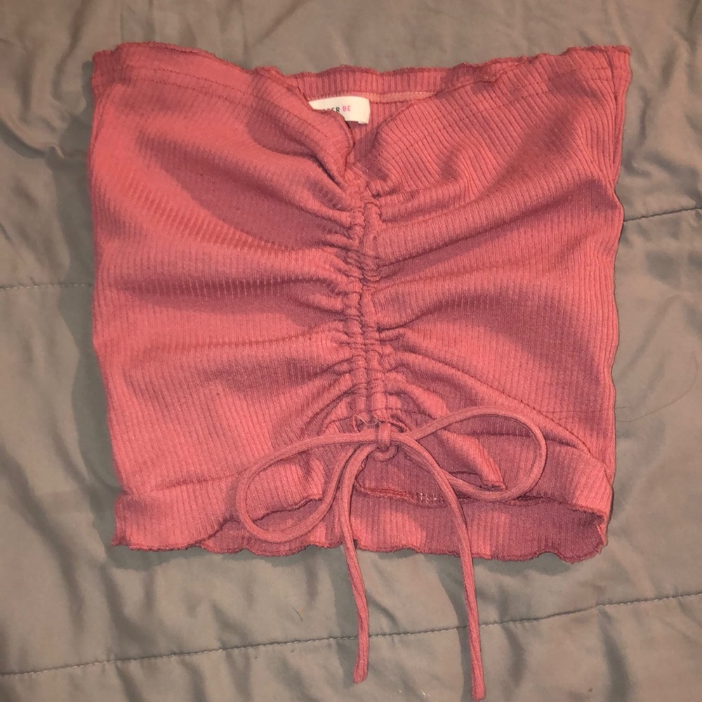 Pink crop top